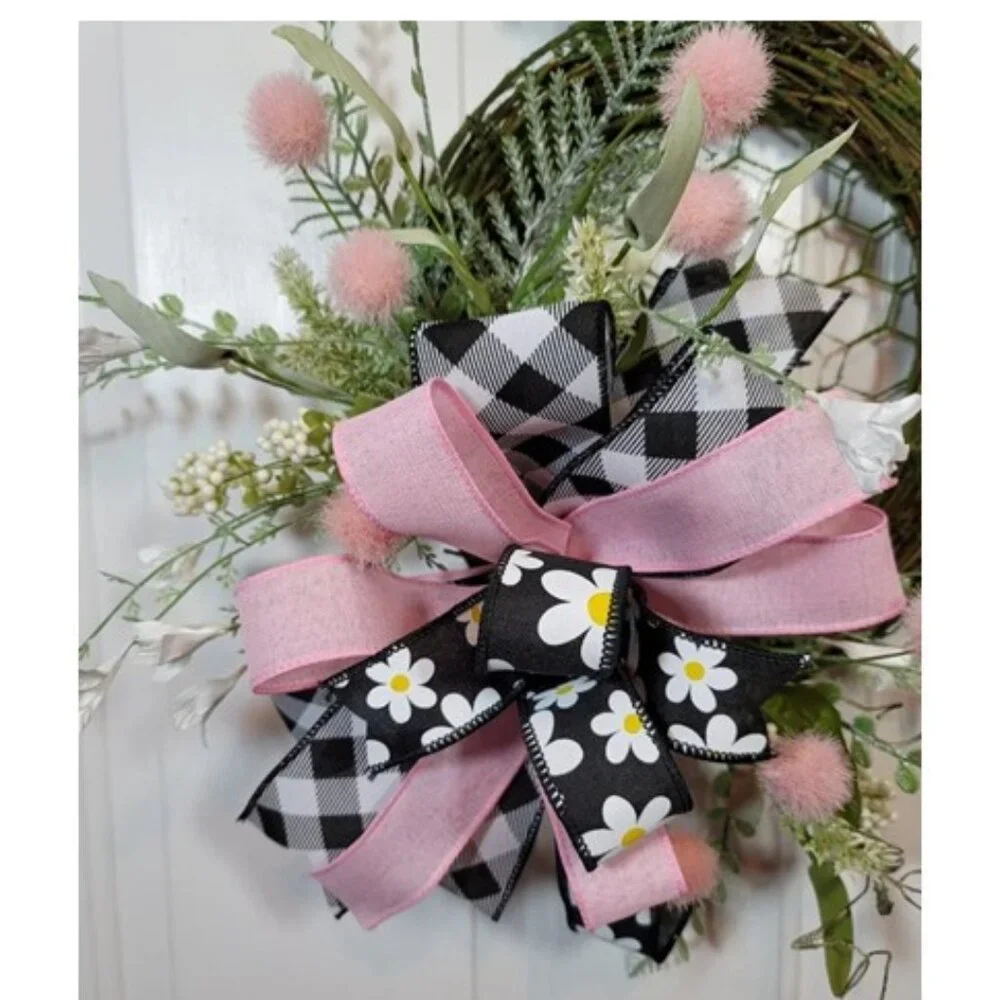 Mossy Grapevine Bunny Wreath, Mossy Rabbit Wreath,‎ Spring Easter Bunny Wreath